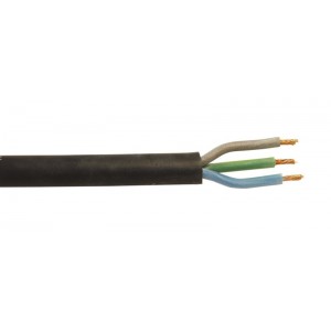 HELUKABEL Power Cable 3x1.5 50m bk Silicone H05SS-F