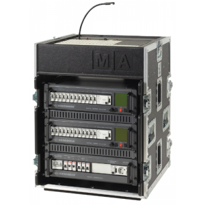 MA Digital Dimmer Rack 24 x 3.7kVA, compact version with 24/4 hotpatch unit, in Amptown ABScase, MA Lighting
