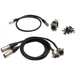 Adapter cable set 2 x DMX/XLR5, 1 x etherCON RJ45, MA Lighting
