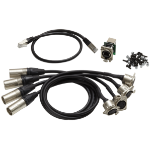 Adapter cable set 4 x DMX/XLR5, 1 x etherCON RJ45, MA Lighting