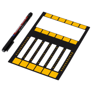dot2 Magnetic plate for easy labeling of 6 faders, MA Lighting
