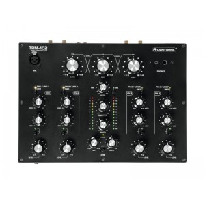 OMNITRONIC TRM-402 4-Channel Rotary Mixer 