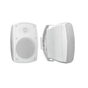 OMNITRONIC OD-5A Wall Speaker active white 2x 