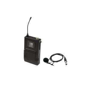 OMNITRONIC UHF-502 Bodypack 863-865MHz, incl. Lavalier (CH B blue) 