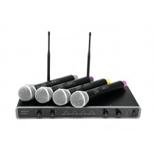 OMNITRONIC UHF-104 Wireless Mic System 823.5/825.3/863.1/864.1MHz 