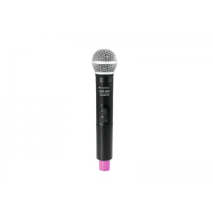 OMNITRONIC UHF-100 Handheld Microphone 823.5MHz (pink) 