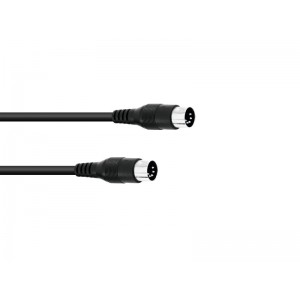 OMNITRONIC DIN cable 5pin MIDI 0.6m 