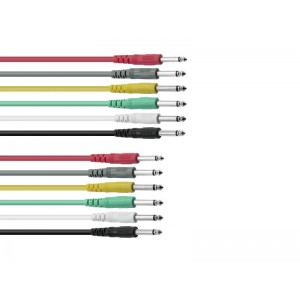 OMNITRONIC Jack cable 6.3 Patchcord mono 6x0.6m  