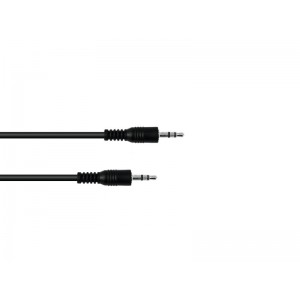 OMNITRONIC Jack cable 3.5 stereo 3m bk 