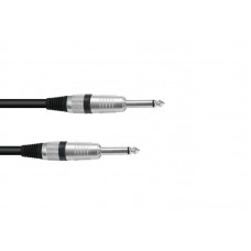 OMNITRONIC Jack cable 6.3 mono 1.5m bk ROAD 