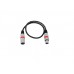 OMNITRONIC XLR cable 3pin 0.5m bk/rd 