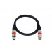 OMNITRONIC XLR cable 3pin 1m bk/rd 