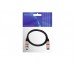 OMNITRONIC XLR cable 3pin 1m bk/rd 