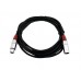 OMNITRONIC XLR cable 3pin 3m bk/rd 