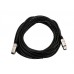 OMNITRONIC XLR cable 3pin 15m bk 