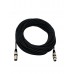 OMNITRONIC XLR cable 3pin 25m bk 