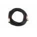 OMNITRONIC XLR cable 3pin 25m bk/rd 