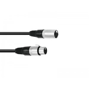 OMNITRONIC XLR cable 5pin 0.5m bk 