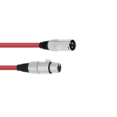OMNITRONIC XLR cable 3pin 3m rd 