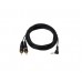 OMNITRONIC Adaptercable 3.5 Jack 90°/2xRCA 1.5m bk 