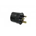 OMNITRONIC Adapter EU/UK plug 13A bk 