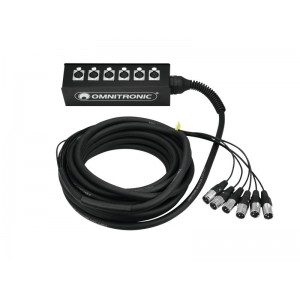 OMNITRONIC Multicore Stagebox 6IN 10m 