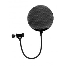 OMNITRONIC Microphone-Pop Filter metal, black 