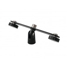 OMNITRONIC Microphone T-bar for 2 Microphones 