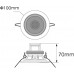 OMNITRONIC CS-2.5C Ceiling Speaker silver 