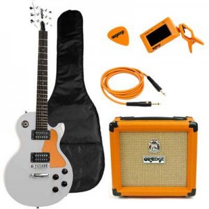 Orange Guitar Pack (12L) White, ORANGE