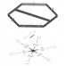 PSSO Flying bracket hexagonal CSA/CSK, PSSO