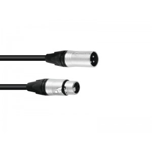 PSSO XLR cable 3pin 1.5m bk Neutrik, PSSO