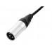 PSSO DMX cable XLR 5pin 0,5m bk Neutrik, PSSO