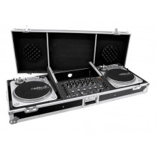 ROADINGER Console Road Pro for 2 Turntables black