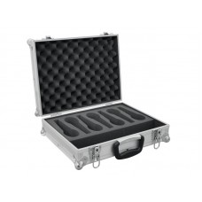 ROADINGER Microphone Case Road 7 Microphones silver
