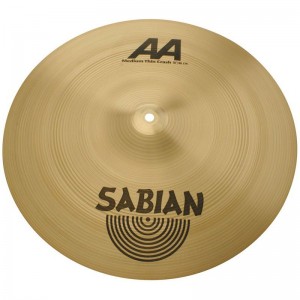 Sabian 18" AA Medium Thin Crash, SABIAN