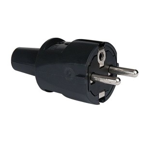 SHOWTEC PVC Schuko Connector Male 230V