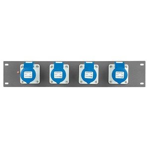 SHOWTEC PDP-1643 19"Panel with 4x CEE 16A 3 Pole