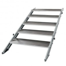 SHOWTEC Adjustable stairs for ProStage incl Guardrails