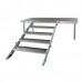 SHOWTEC Adjustable stairs for ProStage incl Guardrails