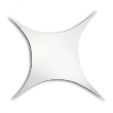 SHOWTEC Stretch Shape Square 125(h) x 125(w)cm - White