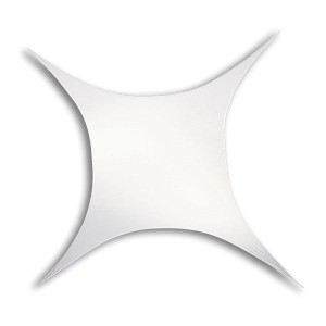 SHOWTEC Stretch Shape Square 250(h) x 125(w)cm - White