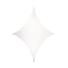 SHOWTEC Stretch Shape Diamond 500(h) x 250(w) cm - white