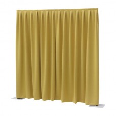SHOWTEC PandD Dimout 400(h)x300cm(w) Pleated, Yellow