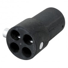 SHOWTEC 4W connector complete f.50,8mm tube black