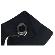SHOWTEC Skirt for Stage elements 6mtr wide, 0,6mtr high Black 320gr