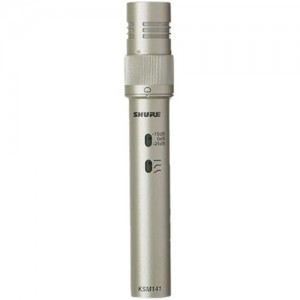 SHURE KSM141/SL студийный конденсаторный инструментальный микрофон с кейсом, противоударным креплением и ветрозащитой, SHURE