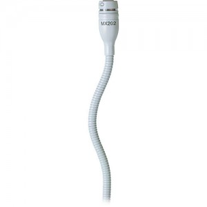 SHURE MX202WP/N миниатюрный конденсаторный микрофон с предусилителем, белый, SHURE