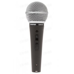 SHURE SM48S динамический кардиоидный вокальный микрофон (с выключателем), SHURE