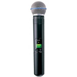 SHURE SLX2/BETA58 L4E 638 - 662 MHz ручной передатчик с капсюлем динамического микрофона BETA 58 для беспроводной системы SLX, SHURE